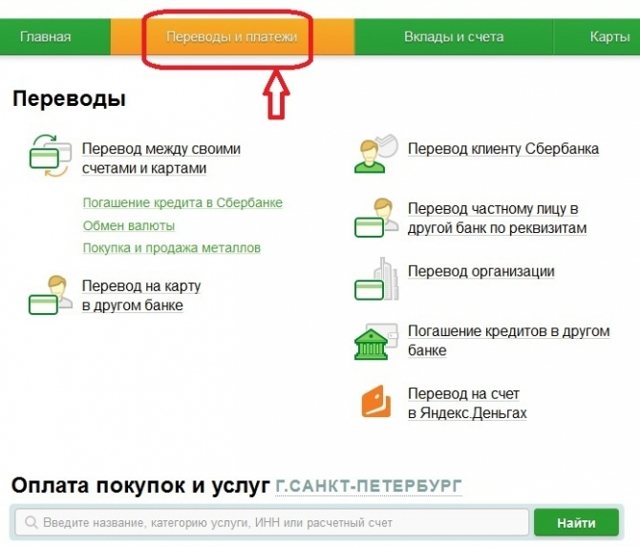 How to pay penalties for utilities through Sberbank online