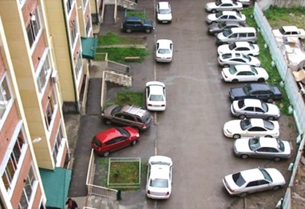 незаконная парковка