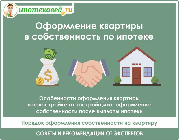 Registration of ownership of an apartment after paying off the mortgage